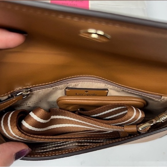 NWT!! Kate Spade Rosie Flap Crossbody in Warm Gingerbread - Picture 9 of 9